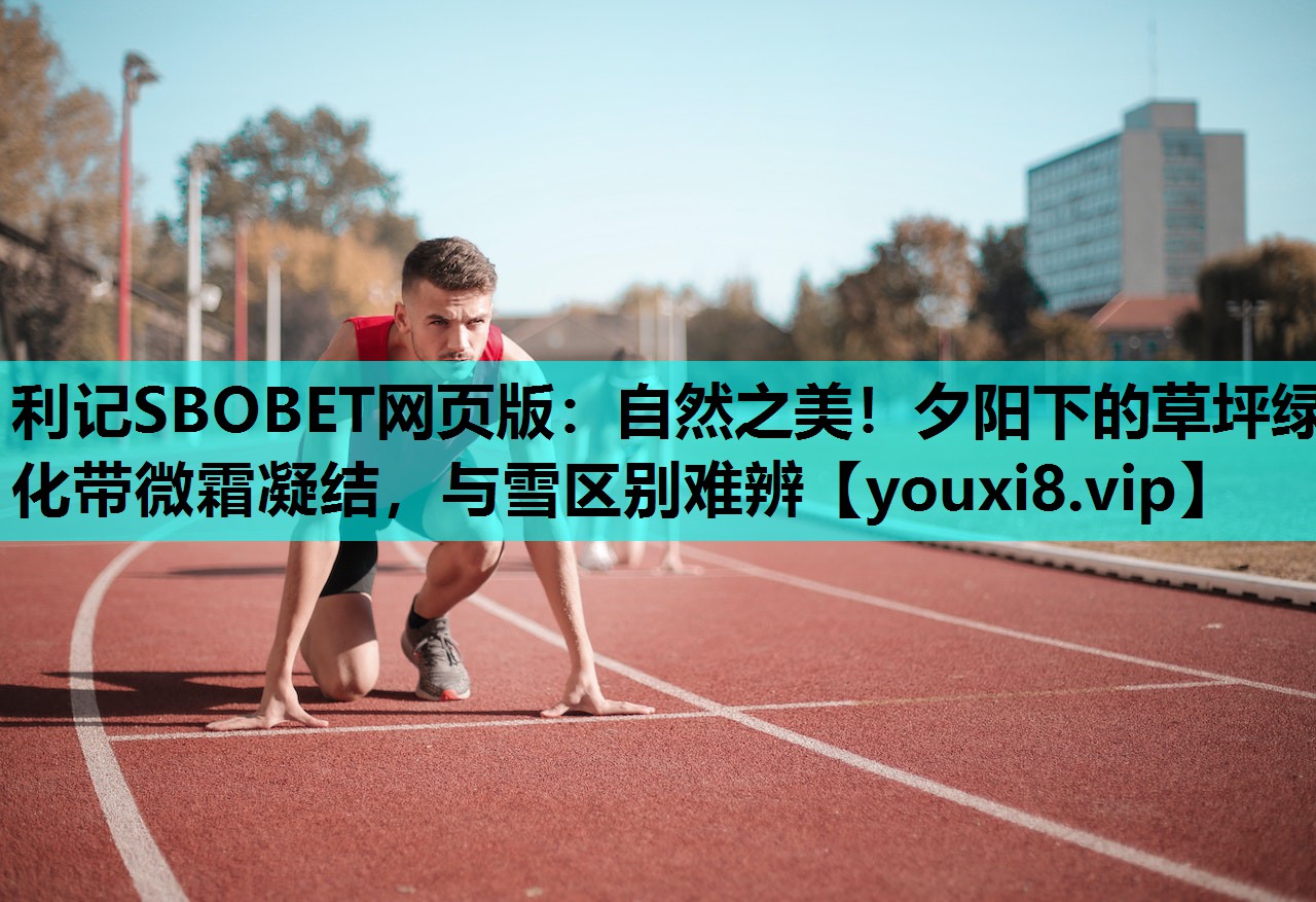 利记SBOBET网页版：自然之美！夕阳下的草坪绿化带微霜凝结，与雪区别难辨