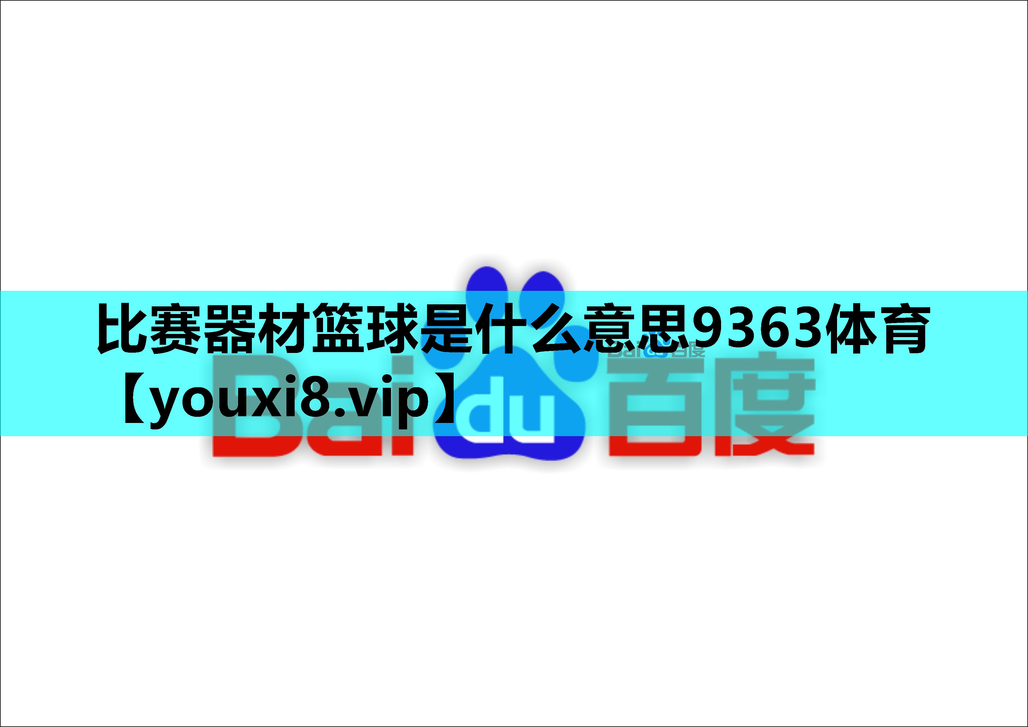 比赛器材篮球是什么意思9363体育